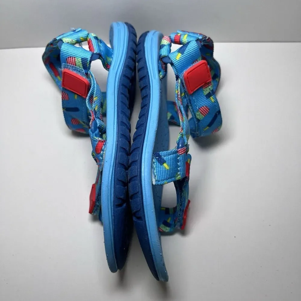 Cat & Jack Vanya Easy Closure Strap Sport Sandal Toddler Youth Kids Blue Size 11